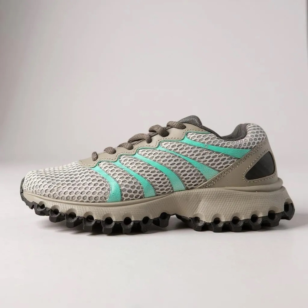 K-Swiss Kids Sneakers Gray Teal - Athletic School Shoes | NWT - Picture 6 of 6